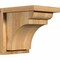 Ekena Millwork Yorktown Rough Sawn Corbel w/Backplate, Western Red Cedar, 8"W x 10"D x 10"H COR08X10X10YOR01RWR - alternate 1